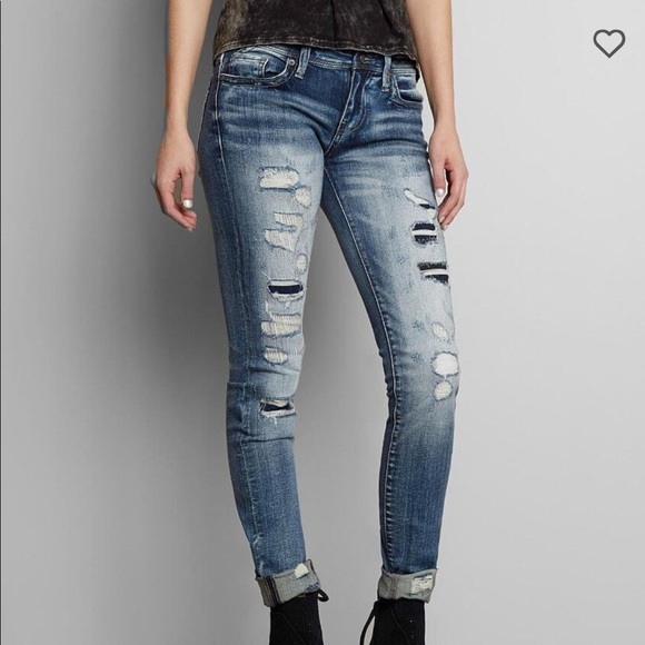 Buckle Pants - Buckle black jeans.